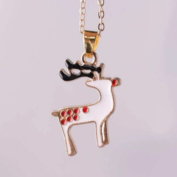 Reindeer charm necklace  - Picture 5 of 6